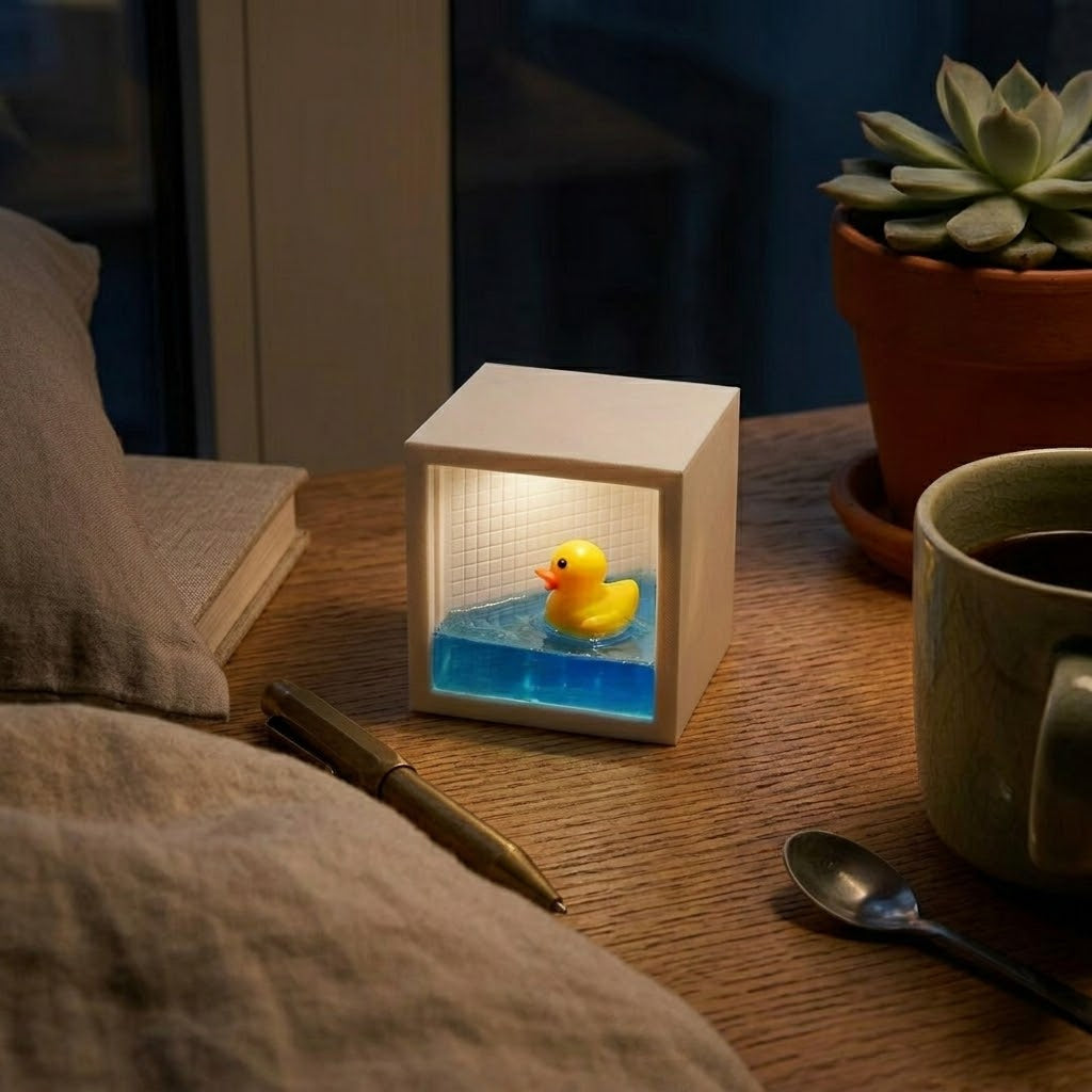 Tiny Duck Pool Night Lamp - Image 0