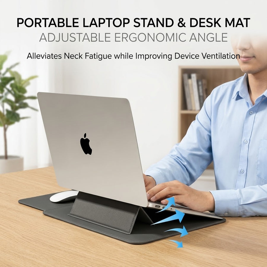 Anywhere Office Laptop Sleeve Stand Case