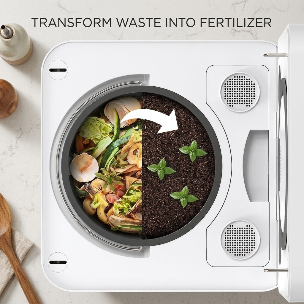 No Waste Smart Kitchen Food Composter Recycling Machine - Image 4