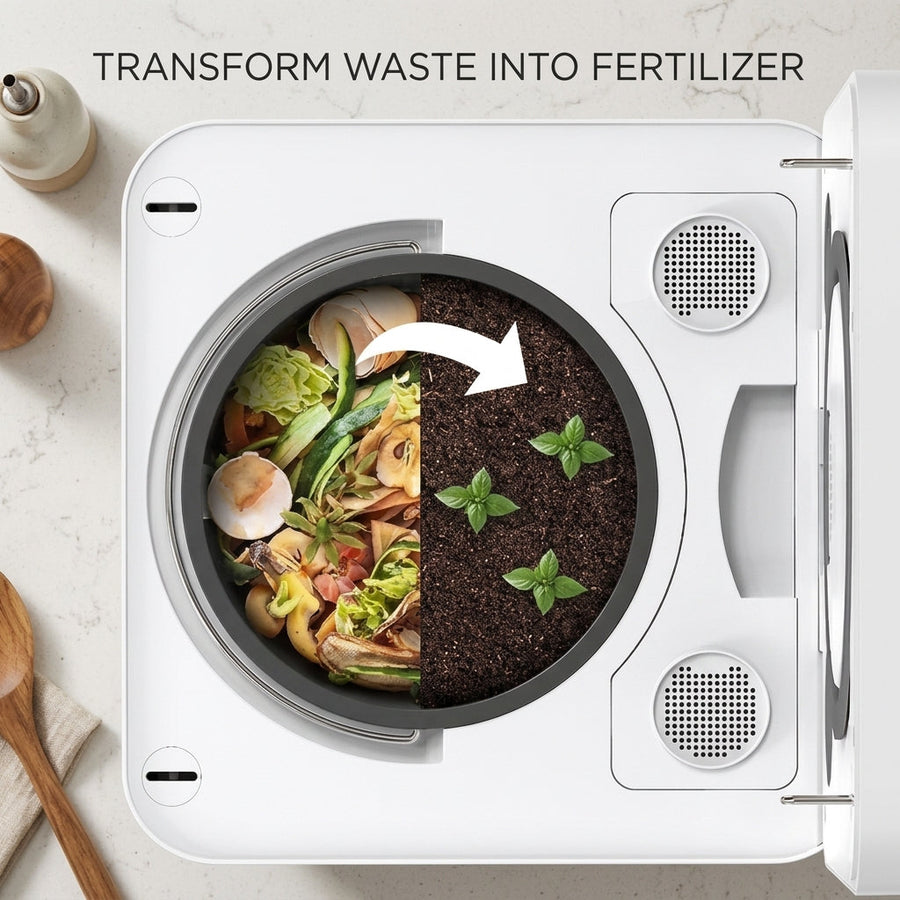 No Waste Smart Kitchen Food Composter Recycling Machine - Image 4