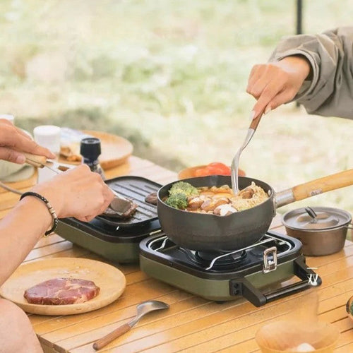 Dual Burner Portable Picnic Grill Stove - Image 0