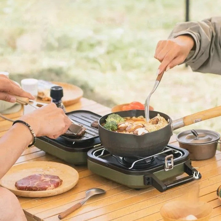 Dual Burner Portable Picnic Grill Stove - Image 0