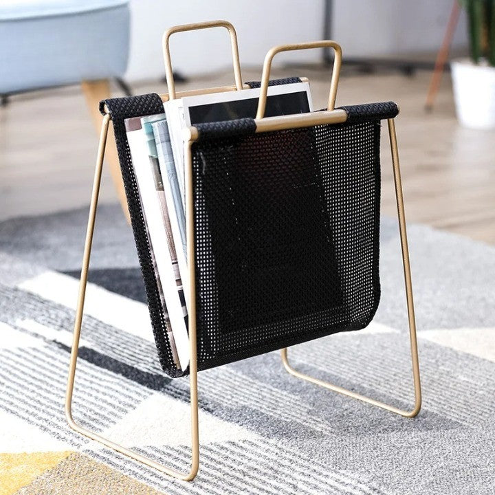 Elegant Minimalist European Floor Magazine Organizer - Image 3