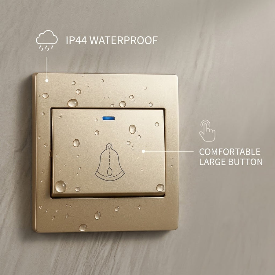 Waterproof Cordless Wireless Doorbell
