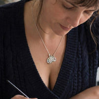 Artist Palette Gemstone Pendant Necklace - Image 3