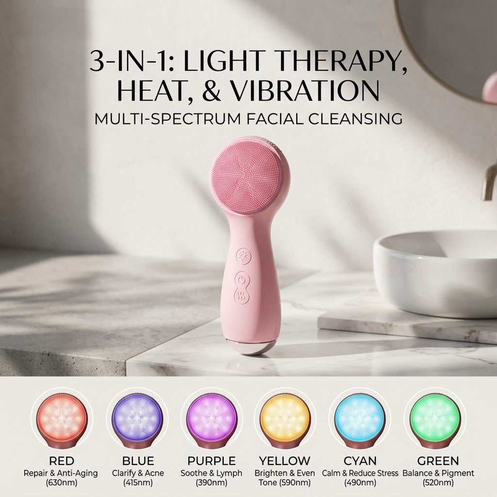 Japanese Colorful Face Cleansing Brush - Image 3