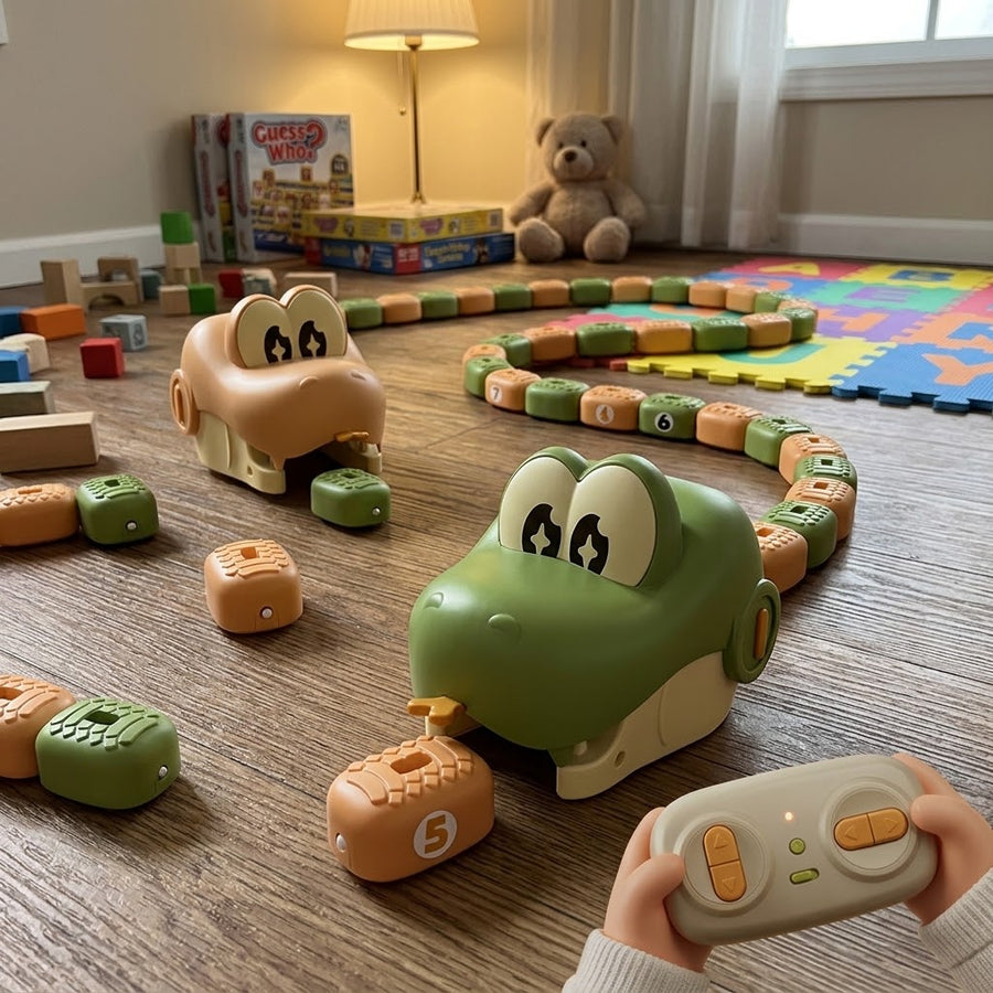 Never Full Magnetic Snake Bean Chase Toy