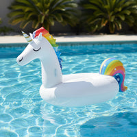 6 Person Huge Unicorn Pool Float Inflatable Giant Unicorn Swimming Pool Island - Image 3