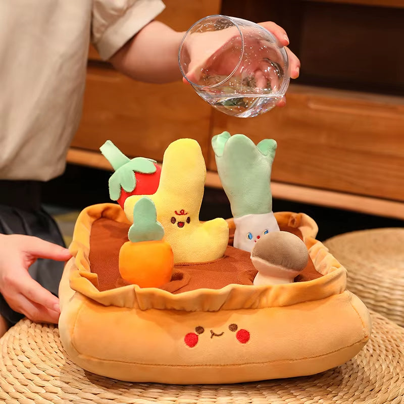 Novelty Hot Pot Shaped Plush Toy