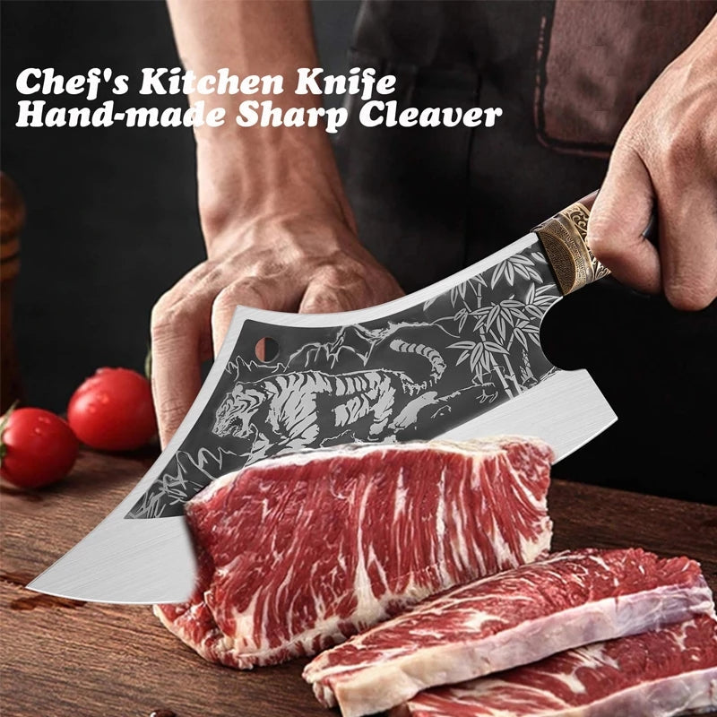 Fighter Tiger Stainless Steel Camping Knife - Image 1
