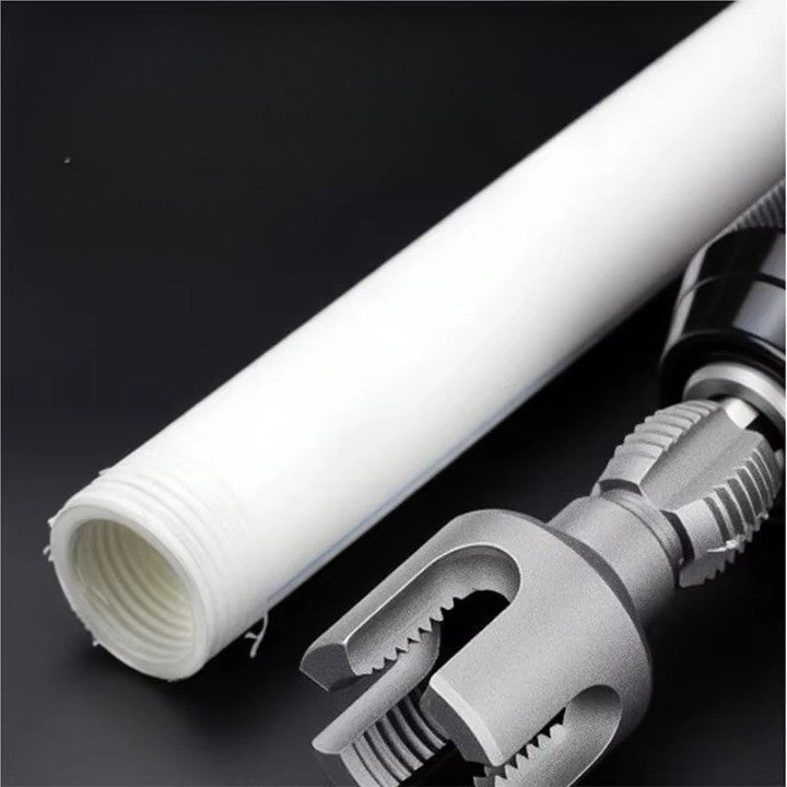 Pipe Thread Reamer & Edge Cutter Drill Attachment Tool - Image 3