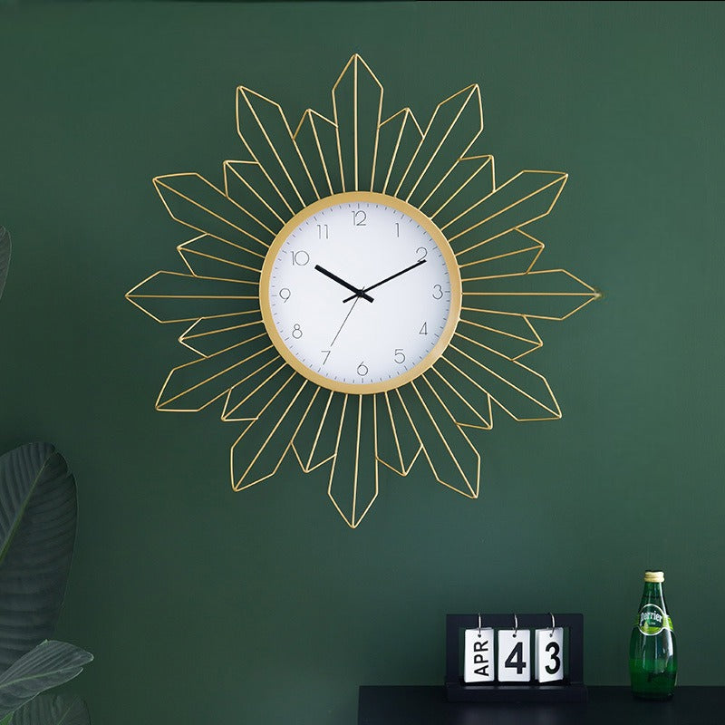 Nordic Minimalist Iron Wall Clock - Image 2