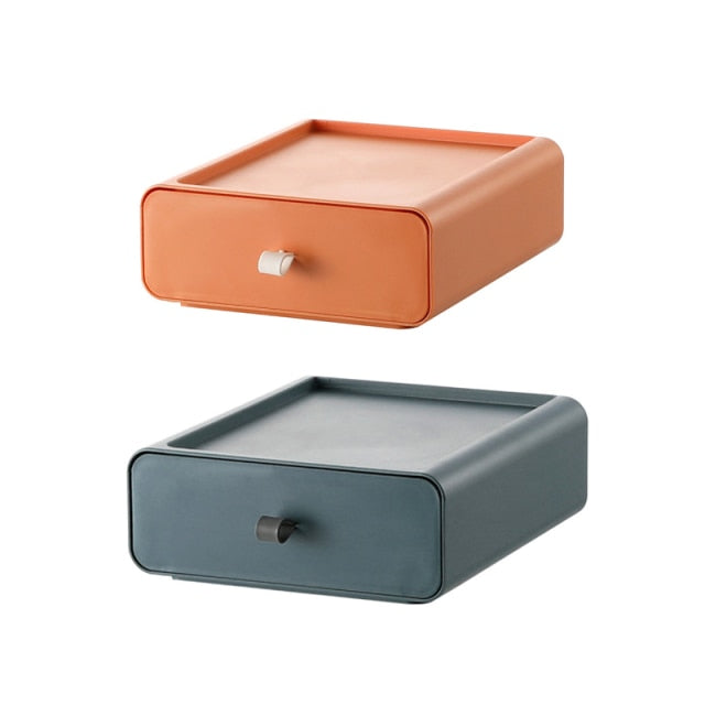 Colorful Stackable Makeup Storage Box - Image 10