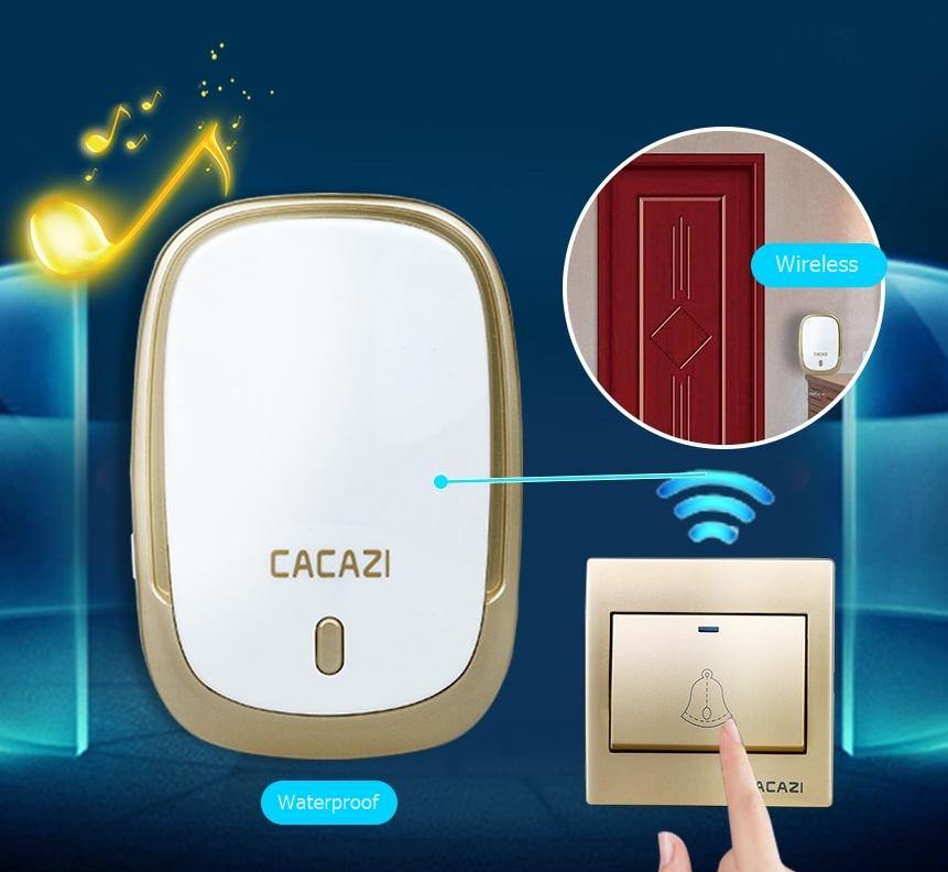 Waterproof Cordless Wireless Doorbell - Image 0