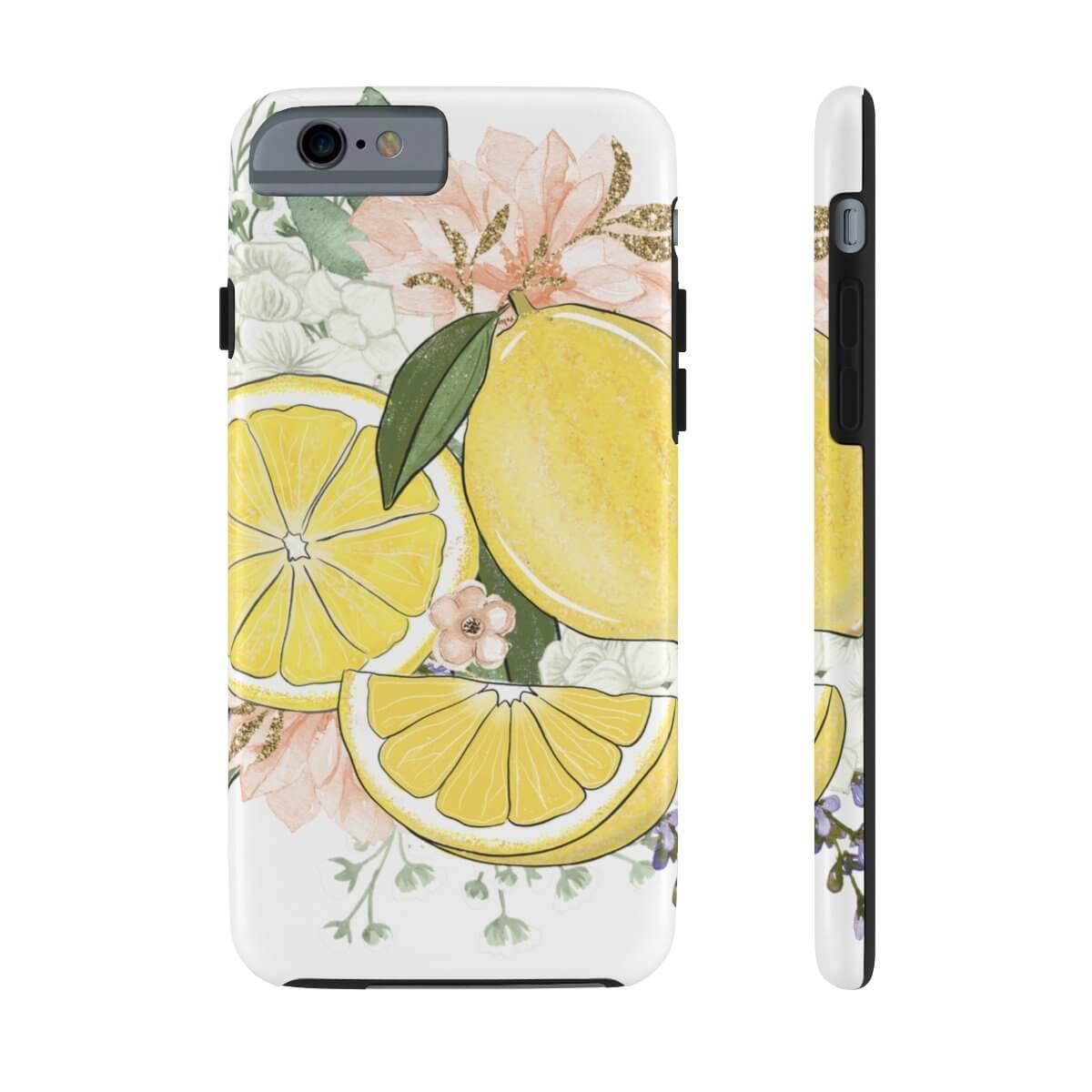 Mate Tough Clementine Lemon iPhone Cases - MaviGadget