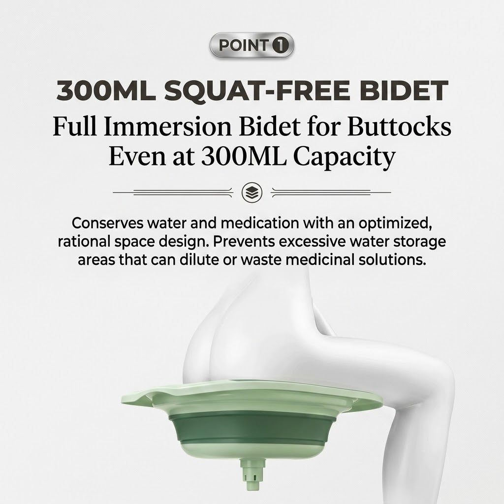 Personal Hygiene Foldable Sitz Bath Soak Care Basin - Image 4