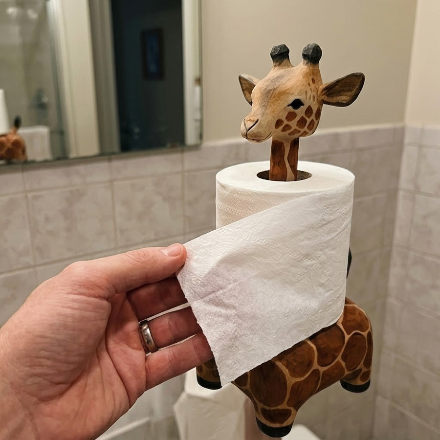 Happy Elephant Deer Toilet Paper Holder - Image 8