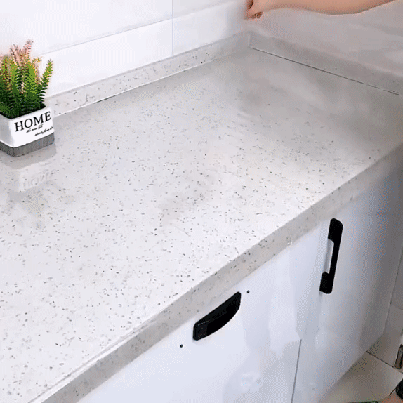 Glossy Self-Adhesive Waterproof Countertop Film Roll - Image 2