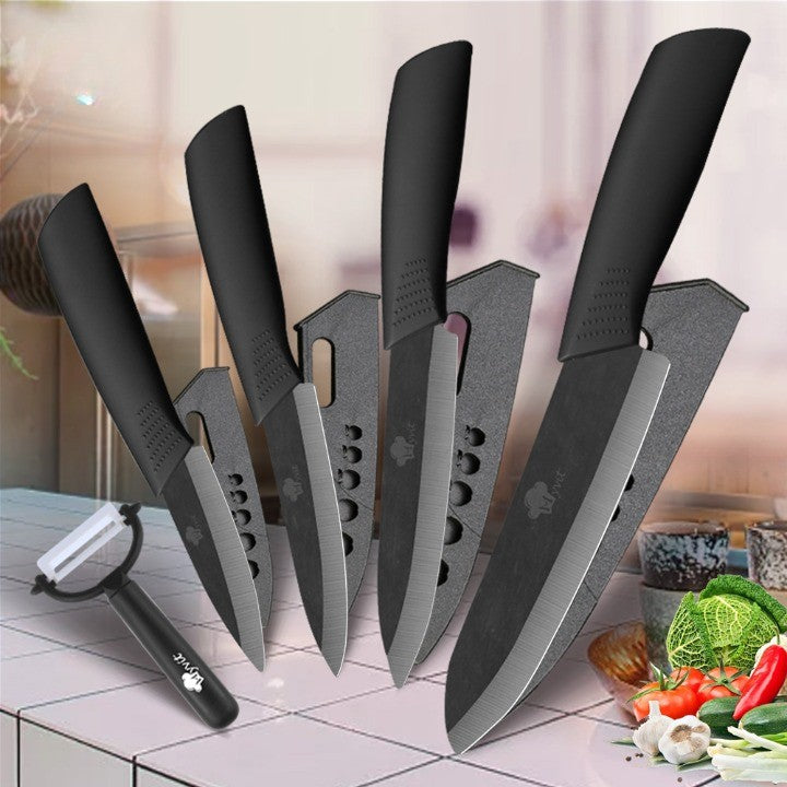 Ceramic Kitchen Chef Mastery Knife Set - Image 0
