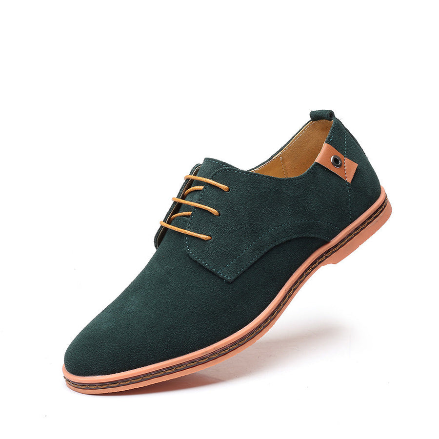 Real Suede Leather Oxford Formal Dress Shoes - Image 6