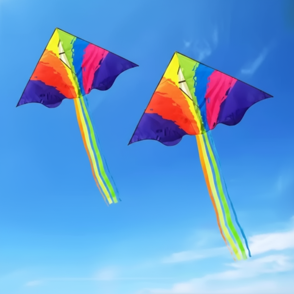 Colorful Long Tail Outdoor Rainbow Kite - Image 2