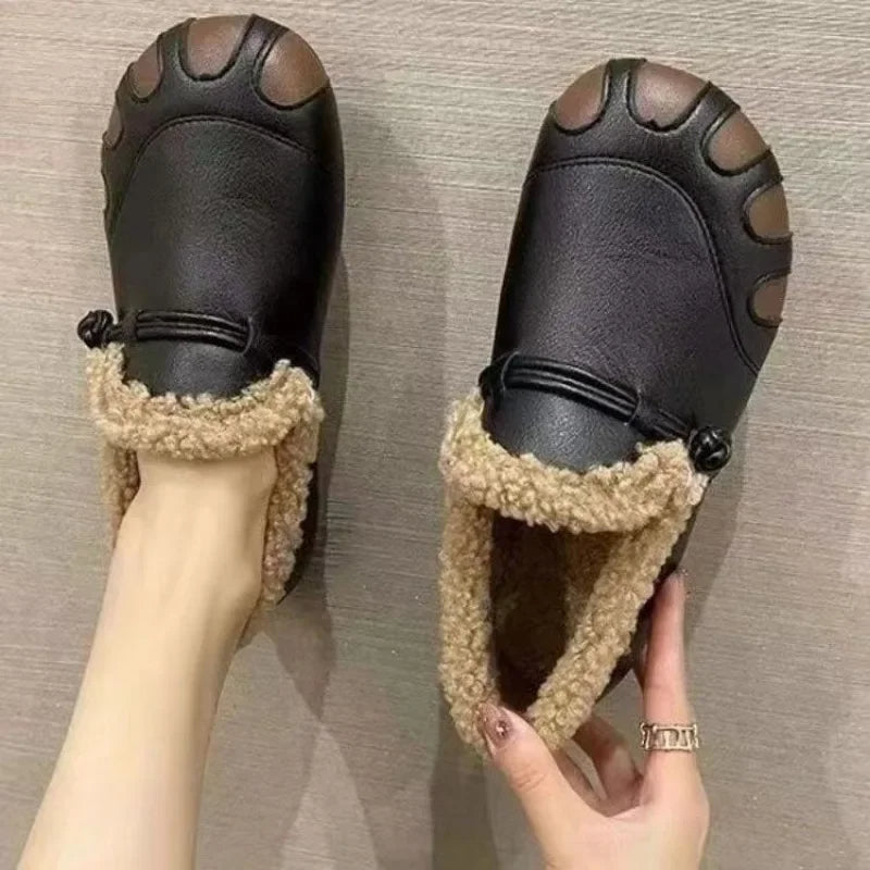 Autumn Bliss Soft Fur Women Shoes - Image 6