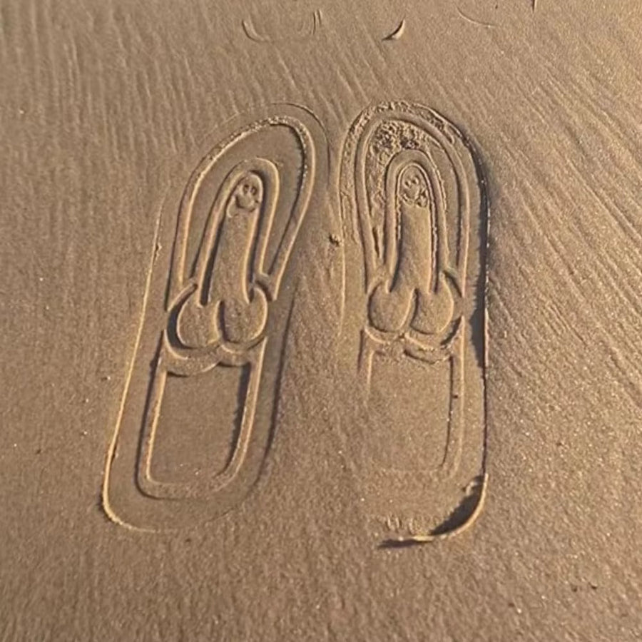 Hilarious Adult-Themed Flip-Flop Sandals - Image 5