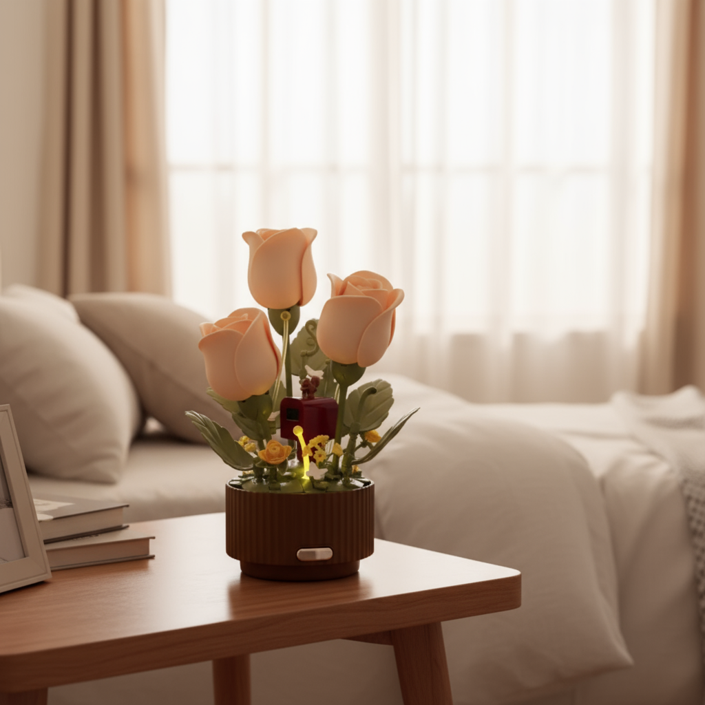 Magic Bloom LED Interactive Flower Lamp - Image 1