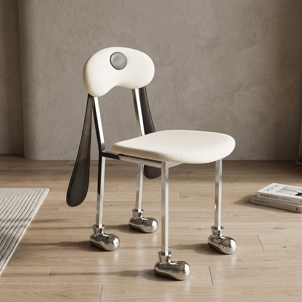 Funny Ears Dog Silhouette Accent Chair - Image 2