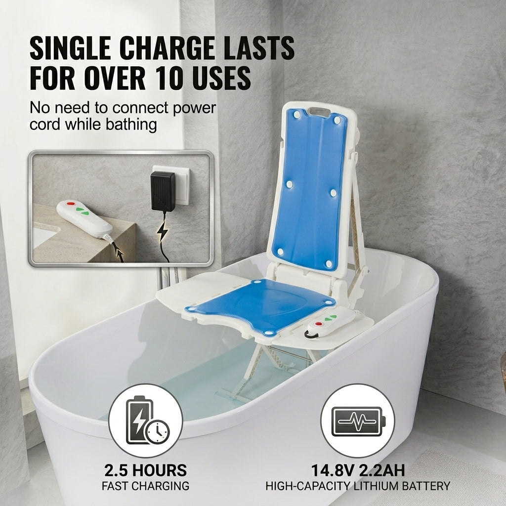 Home Elderly Care Electric Bath Transfer Chair - Image 4
