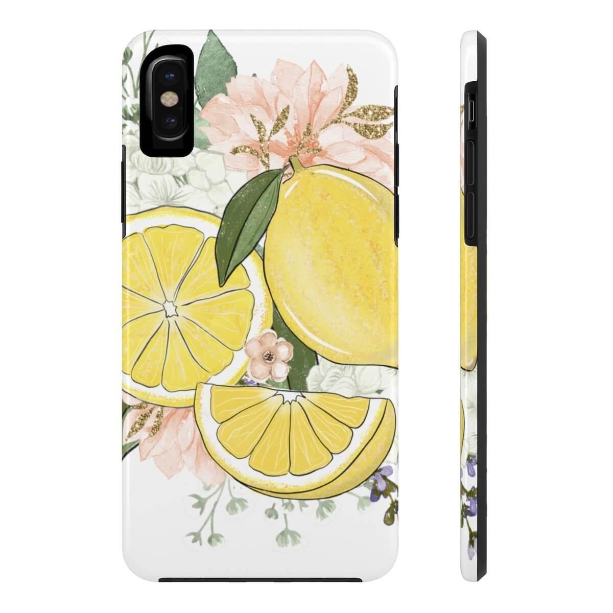 Mate Tough Clementine Lemon iPhone Cases - MaviGadget