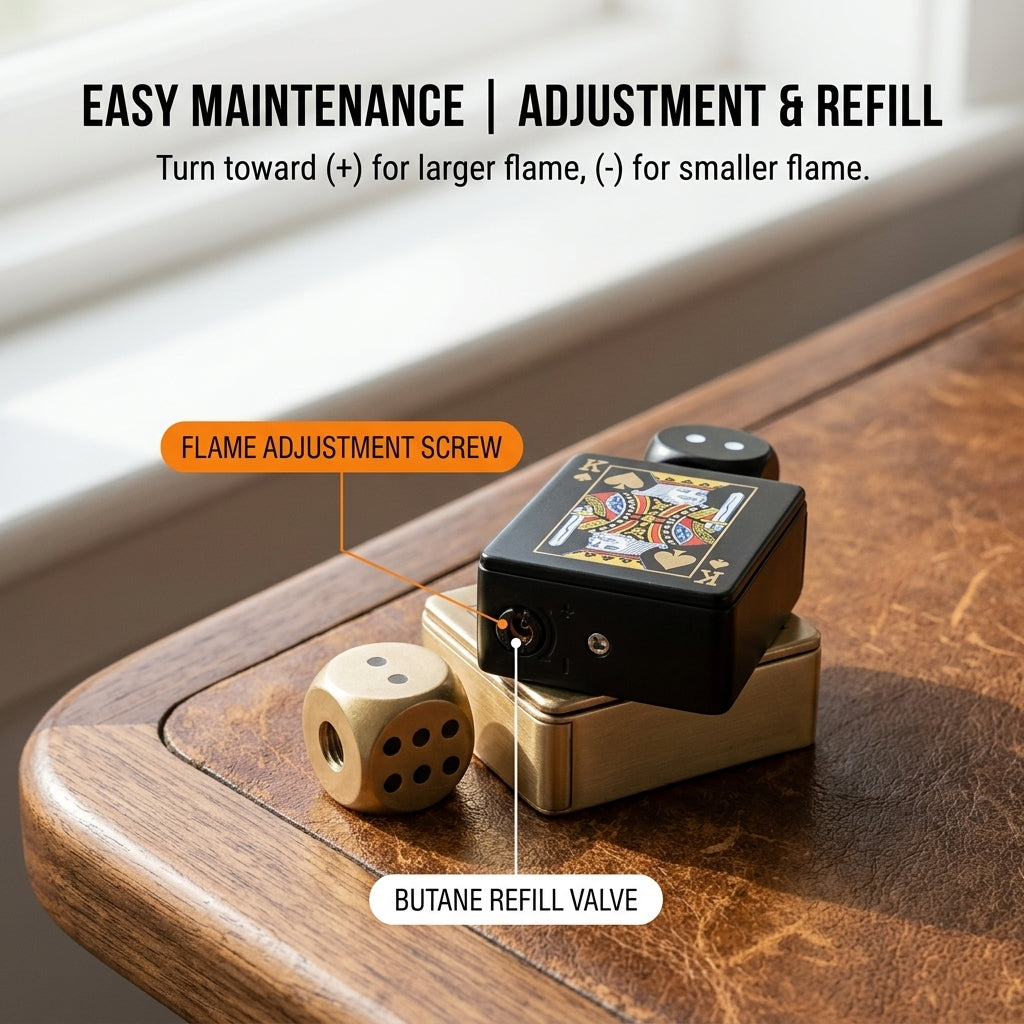Rotating Dice Card Jet Lighter - Image 7
