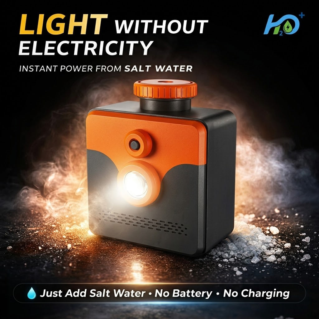 Aqua Charge Salt Water Emergency Lamp - Image 6