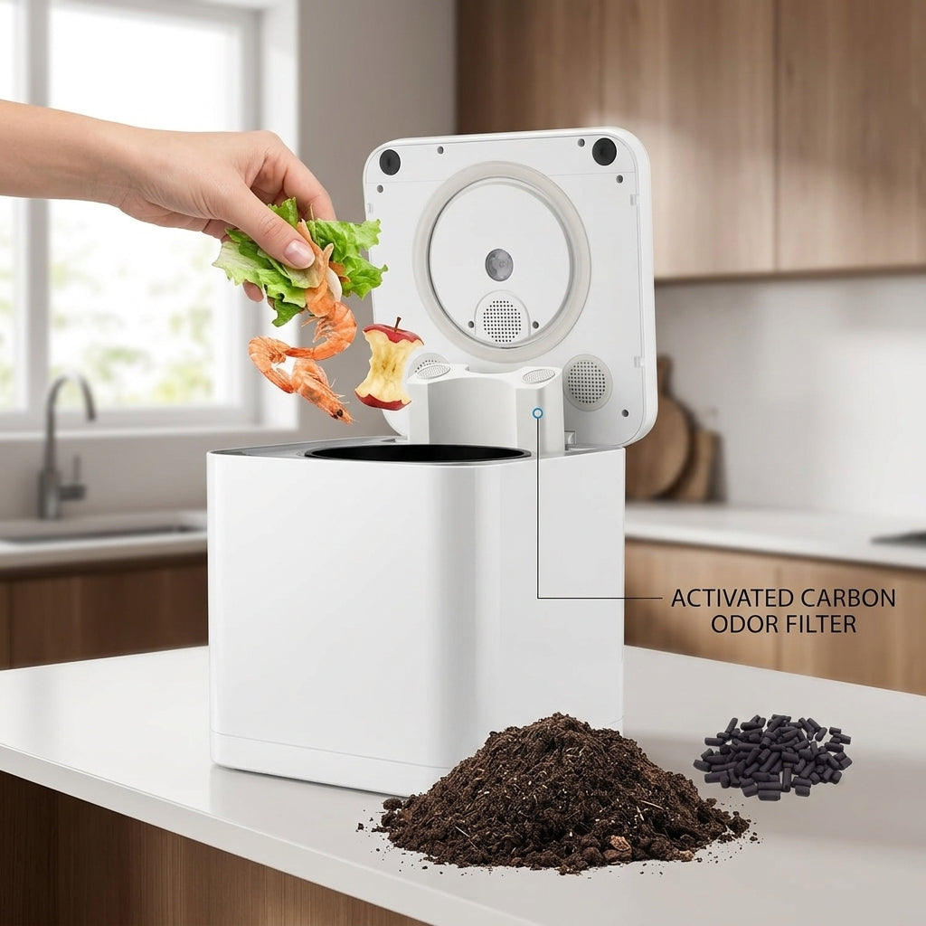 No Waste Smart Kitchen Food Composter Recycling Machine - Image 3