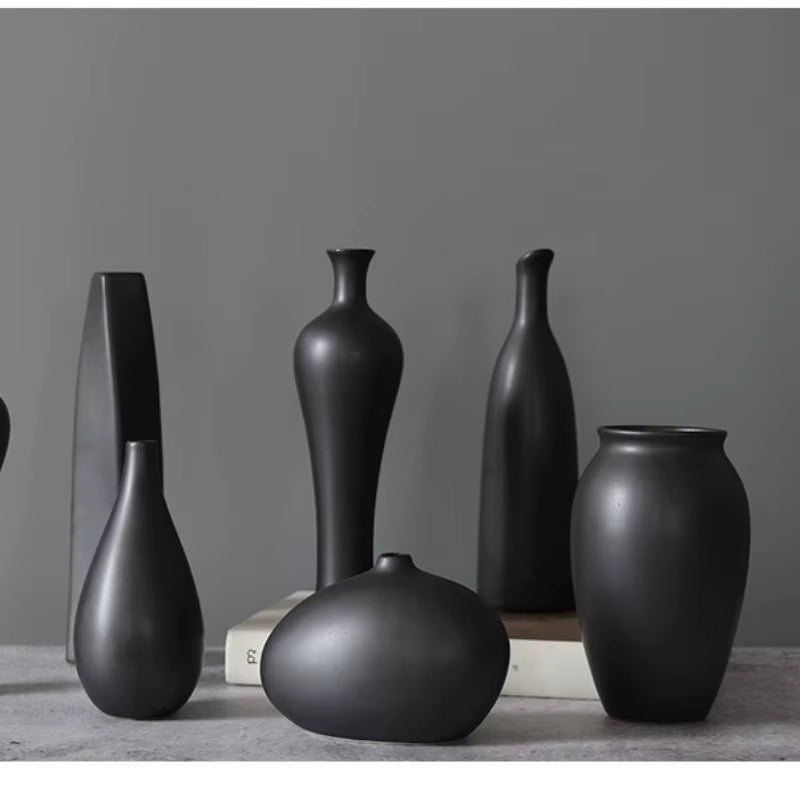 Ceramic Geometric Modern Vase - Image 2