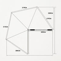 All-Season Camping Retractable Car Roof Sunshade - Image 6