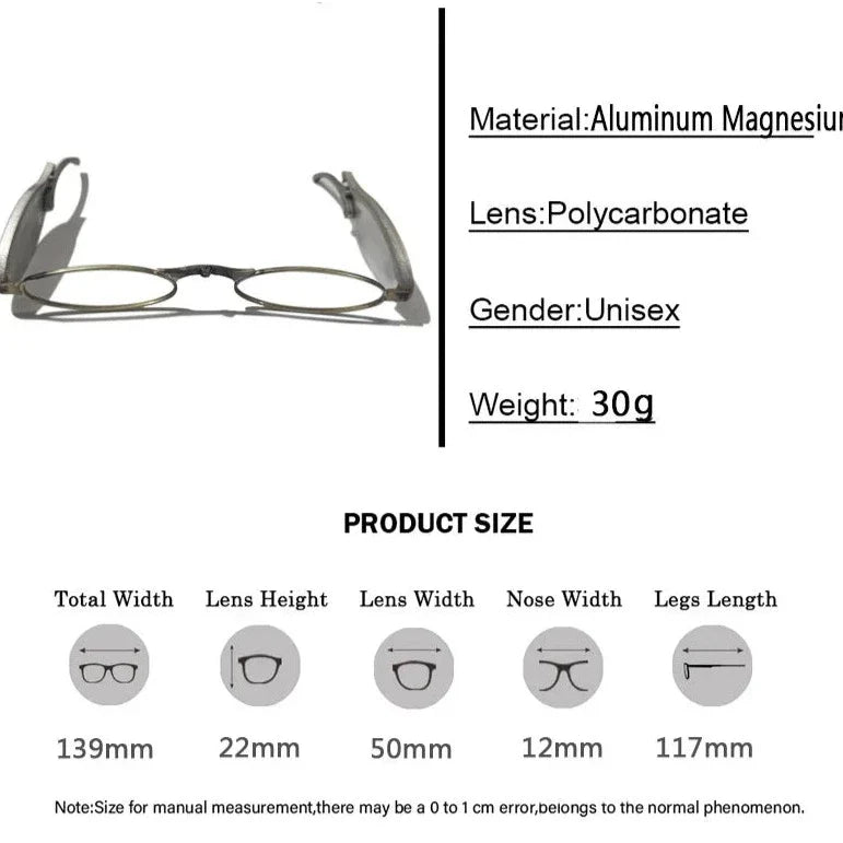 Read Ease Foldable Mini Pocket Eyeglasses