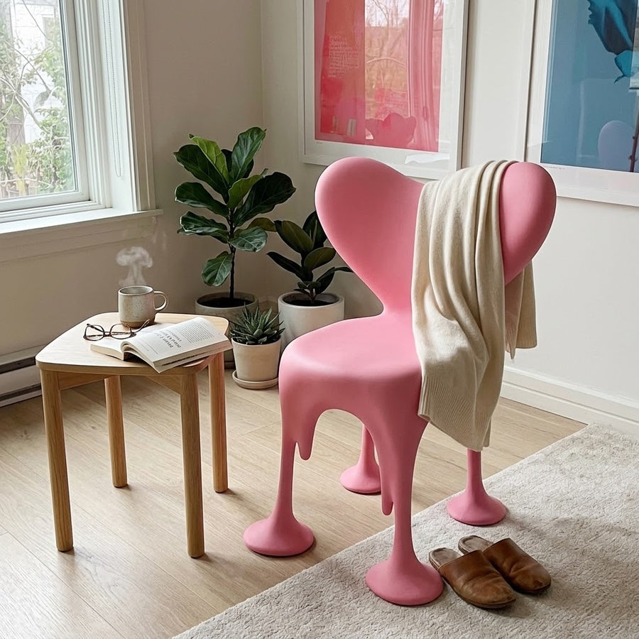 Sweet Spot Heart-Shaped Sculptural Lounge Chair