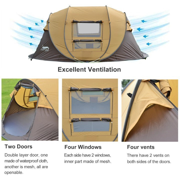 Instant Camp All Season Automatic Pop-Up Tent