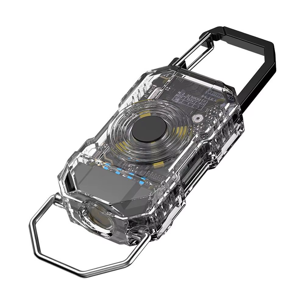 Mini USB Rechargeable LED Keychain Flashlight - Image 7