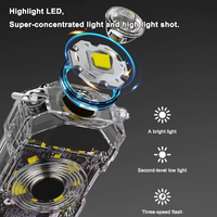 Mini USB Rechargeable LED Keychain Flashlight - Image 3