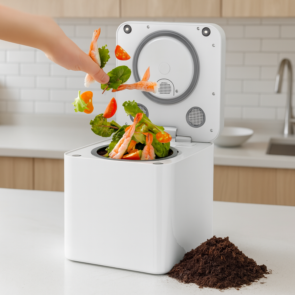 No Waste Smart Kitchen Food Composter Recycling Machine - Image 0