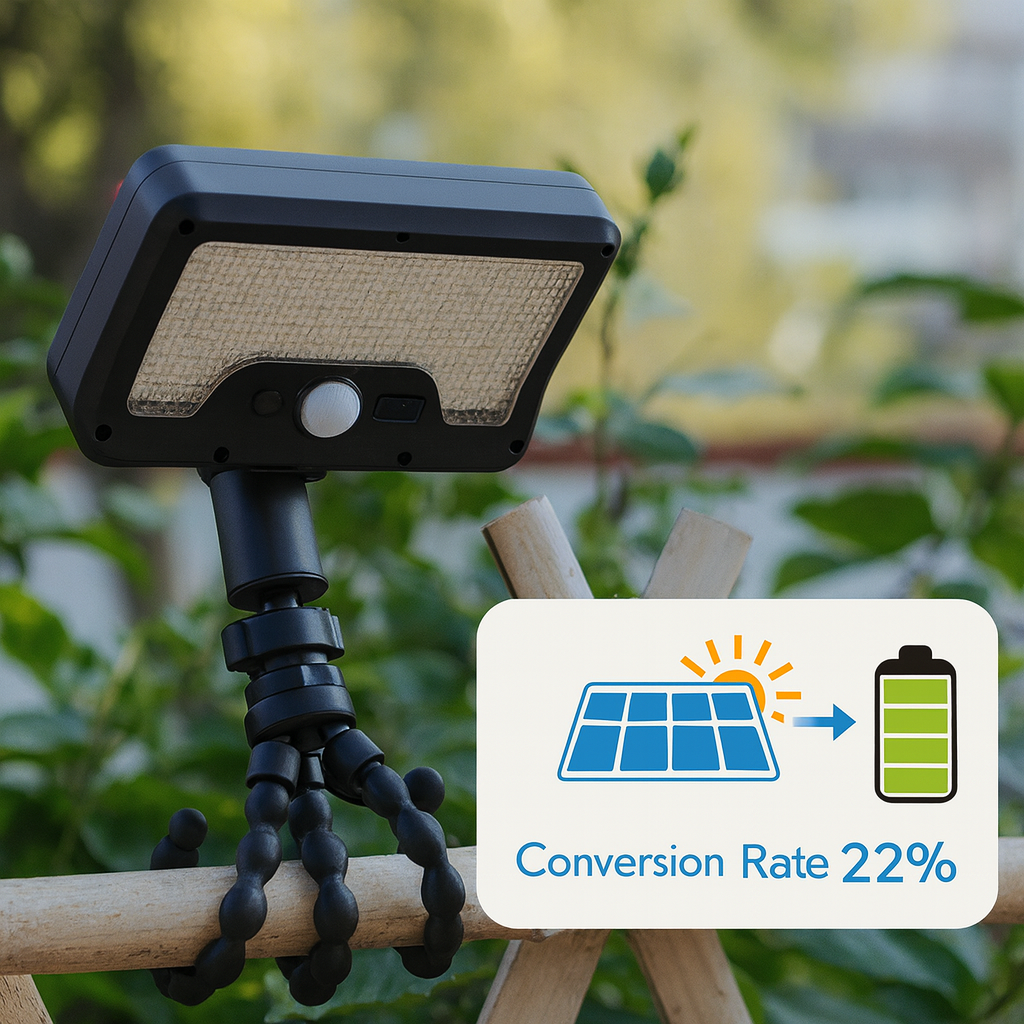 Flexible Tripod Solar Powered Motion Sensor Outdoor Light - Image 1