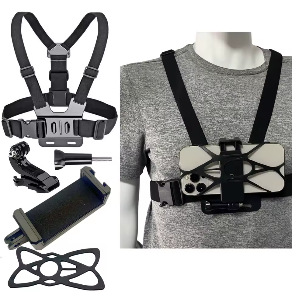 Rotating Chest Strap Hands-Free Phone Holder - Image 5