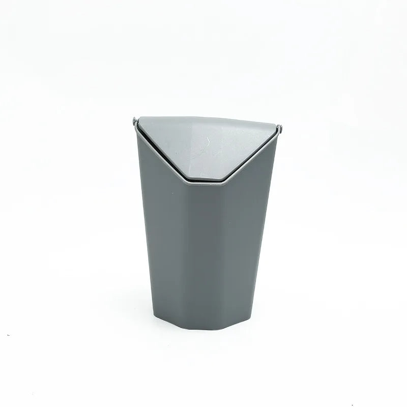 Creative Modern Home Use/Office Desktop Mini Plastic Trash Can - Image 6