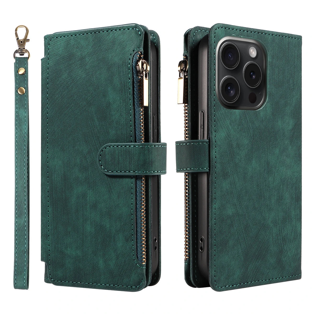 Wallet Leather Flip  Cases For iPhone Models - Image 5