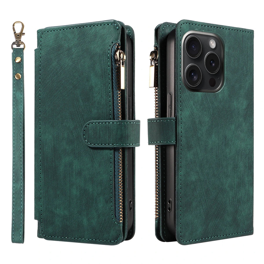Wallet Leather Flip  Cases For iPhone Models - Image 5