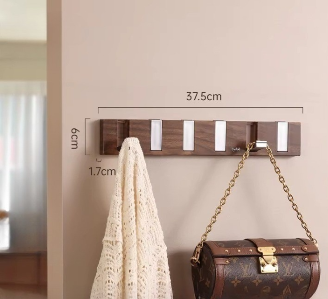 Pull & Hang Minimalist Wooden Wall Hanger - Image 7