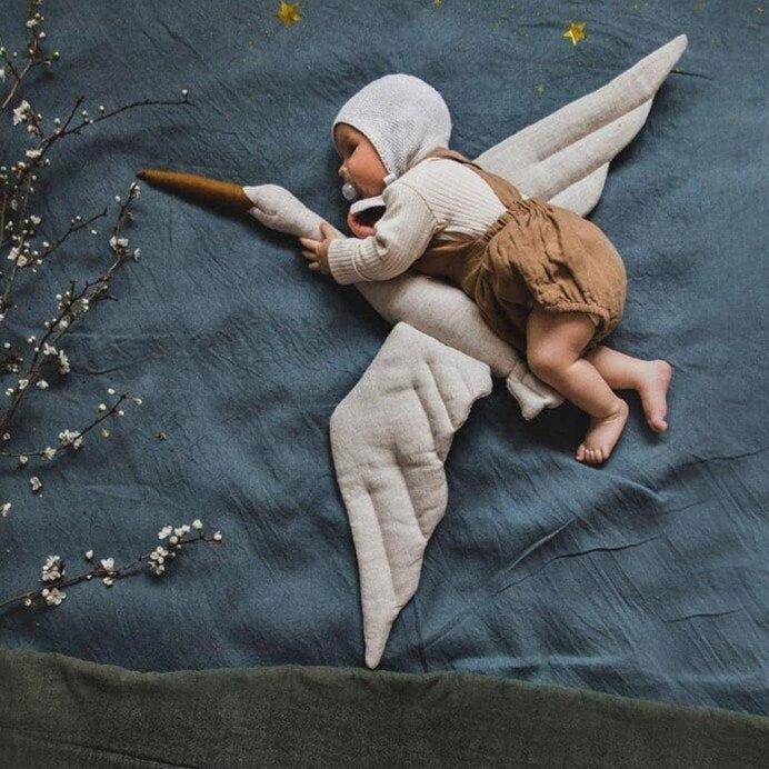 Creative Nursery Decor Hanging Swan Plush Doll - Image 14