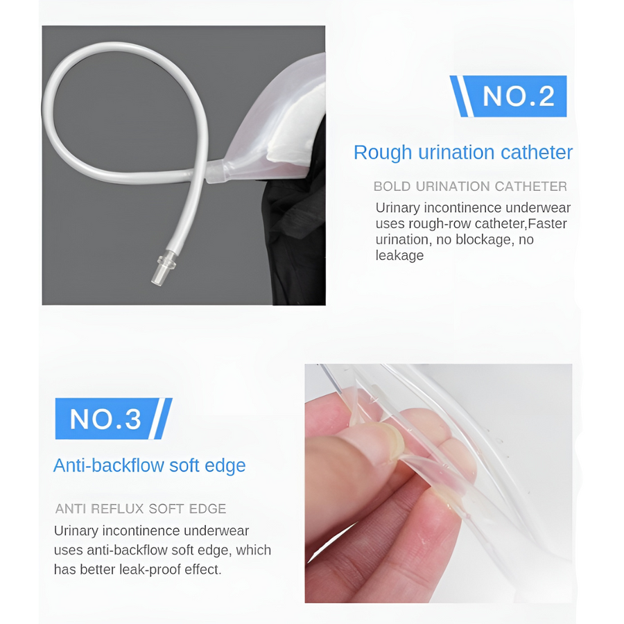 Medical Grade Elderly Helping Reusable Urine Collector Underwear - Image 2